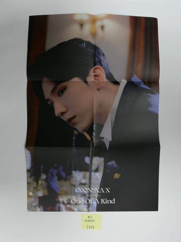 Monsta X 'One Of A Kind' - Folded Poster & Message Card - HALLYUSUPERSTORE