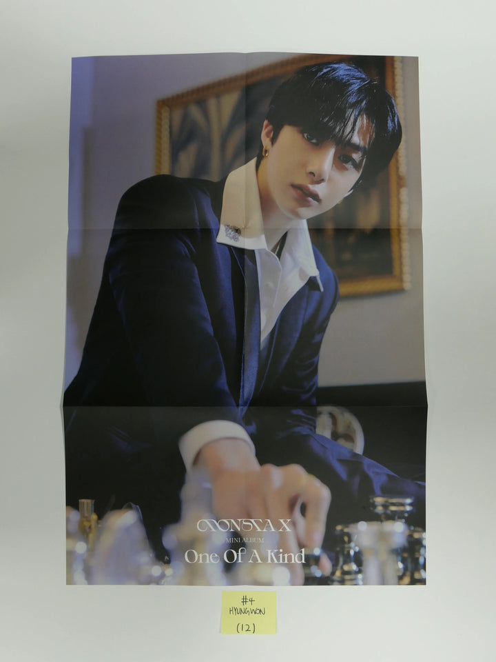 Monsta X 'One Of A Kind' - Folded Poster & Message Card - HALLYUSUPERSTORE