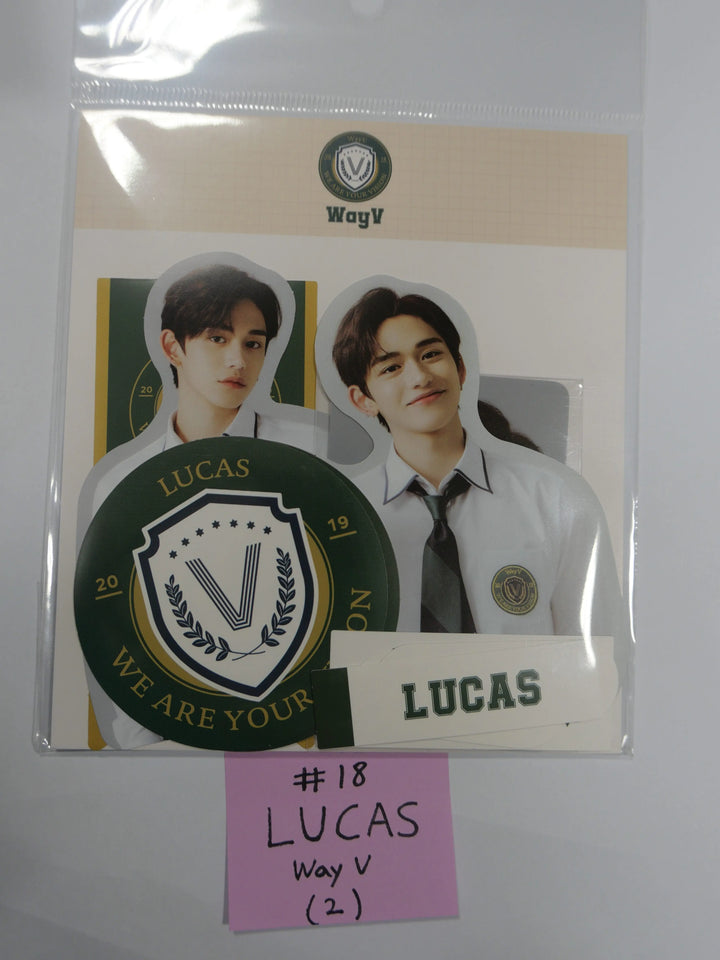 NCT Dream, NCT 127, Wayv "BACK TO SCHOOL " - Luggage Sticker+Photo Card - HALLYUSUPERSTORE
