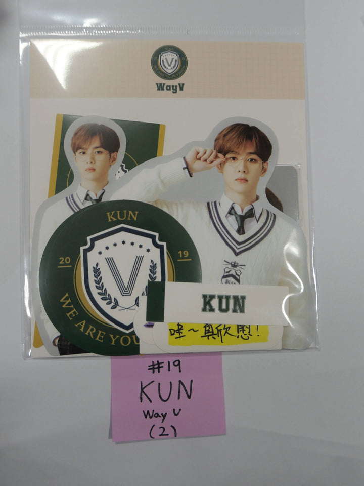 NCT Dream, NCT 127, Wayv "BACK TO SCHOOL " - Luggage Sticker+Photo Card - HALLYUSUPERSTORE