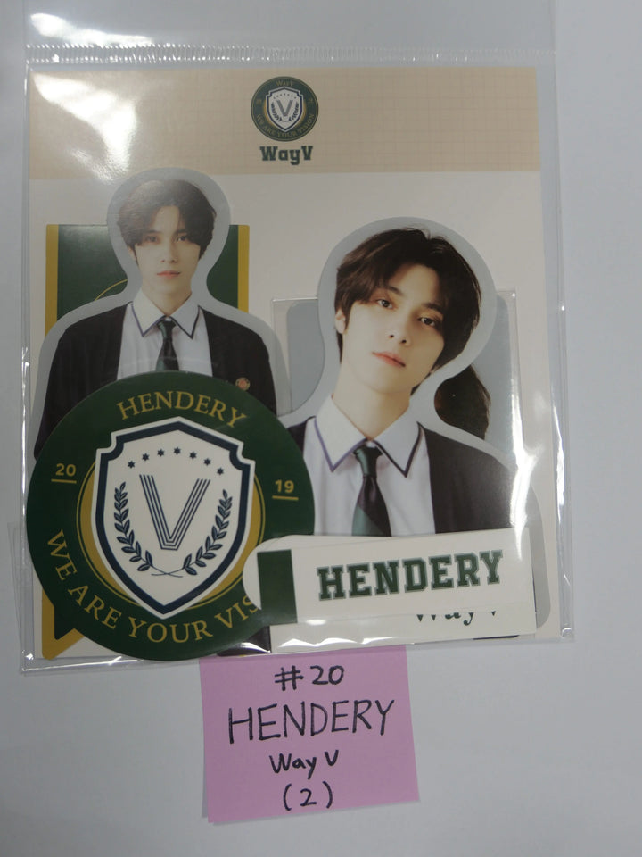 NCT Dream, NCT 127, Wayv "BACK TO SCHOOL " - Luggage Sticker+Photo Card - HALLYUSUPERSTORE