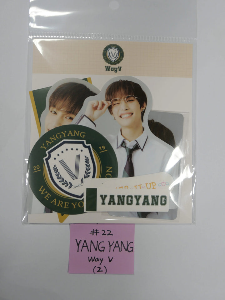 NCT Dream, NCT 127, Wayv "BACK TO SCHOOL " - Luggage Sticker+Photo Card - HALLYUSUPERSTORE