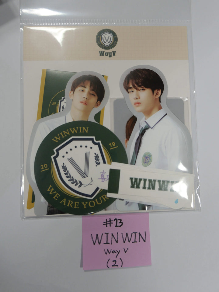 NCT Dream, NCT 127, Wayv "BACK TO SCHOOL " - Luggage Sticker+Photo Card - HALLYUSUPERSTORE