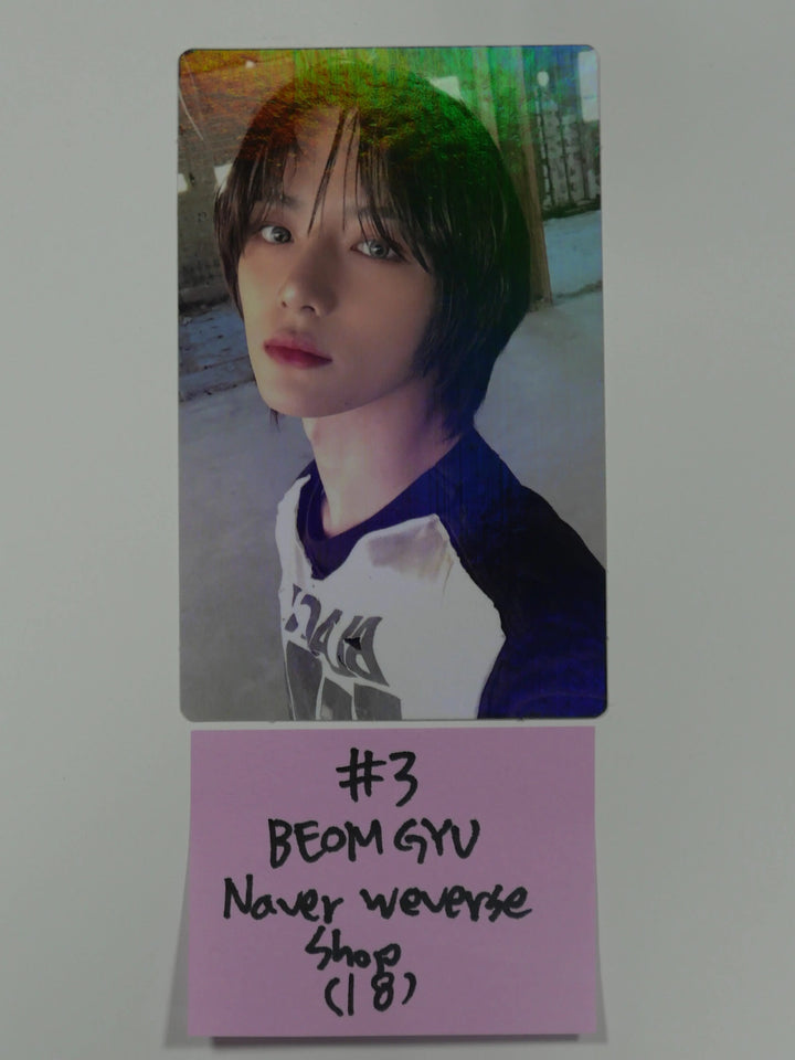 TXT 'Chaos Chapter: Freeze' - Naver Weverse Shop Hologram Photocard - HALLYUSUPERSTORE