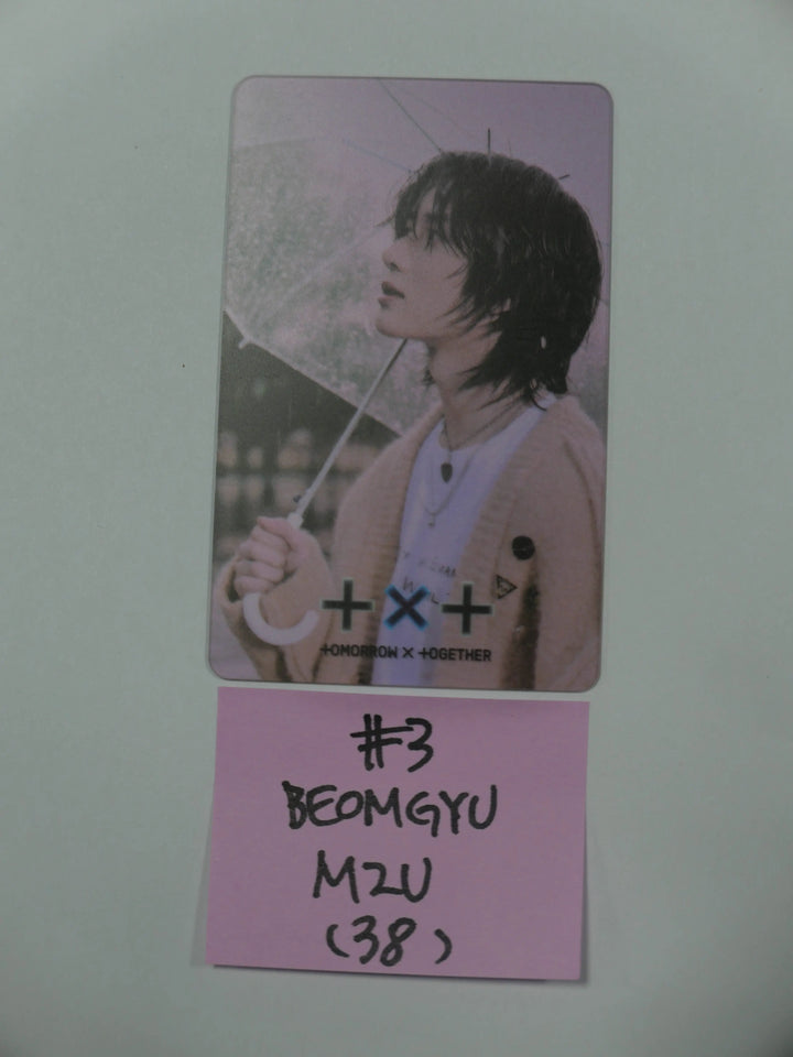 TXT 'Chaos Chapter: Freeze' - Lucky Draw Round 2 Plastic Transparent Photo Card (SoundWave, M2U, Powerstation) - HALLYUSUPERSTORE