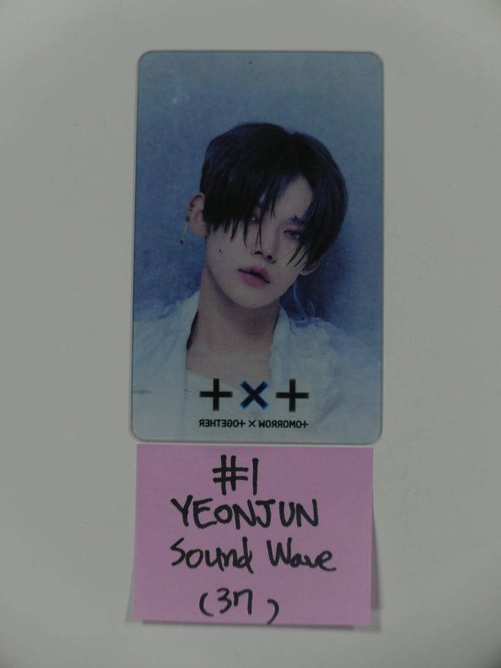 TXT 'Chaos Chapter: Freeze' - Lucky Draw Round 2 Plastic Transparent Photo Card (SoundWave, M2U, Powerstation) - HALLYUSUPERSTORE