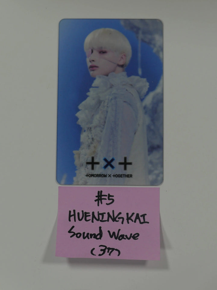TXT 'Chaos Chapter: Freeze' - Lucky Draw Round 2 Plastic Transparent Photo Card (SoundWave, M2U, Powerstation) - HALLYUSUPERSTORE