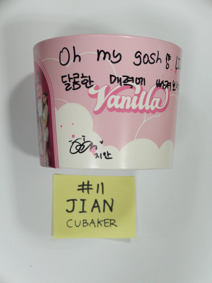 Lightsum - CUBAKER Event Hand Autograpted Cup Holder & Photocard - HALLYUSUPERSTORE
