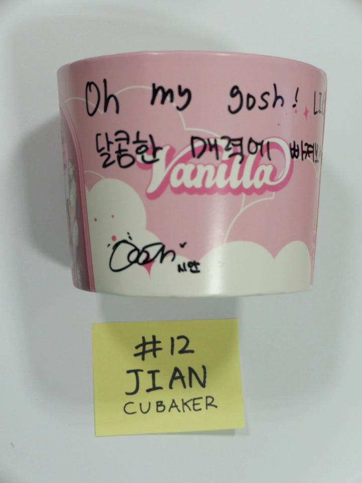 Lightsum - CUBAKER Event Hand Autograpted Cup Holder & Photocard - HALLYUSUPERSTORE