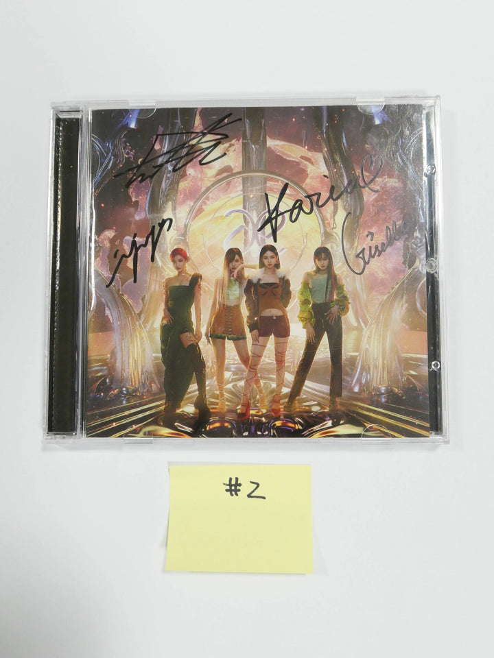 aespa 'Next Level' - Hand Autographed (Signed) Digital Single - HALLYUSUPERSTORE