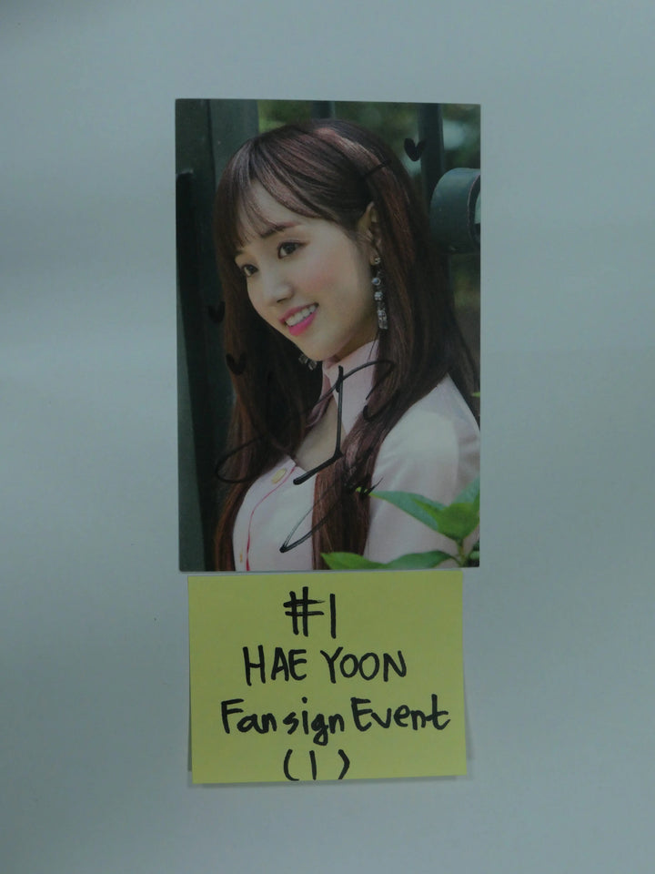 Cherry Bullet - Fansign Winner Event Hand Autograpted (Sign) & Album Photocard - HALLYUSUPERSTORE