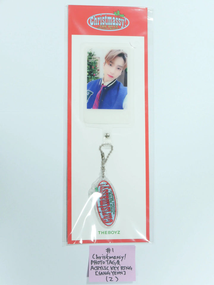 The Boyz 'Christmassy!' - Official MD ( Photo Tag & Name Keyring ) - HALLYUSUPERSTORE