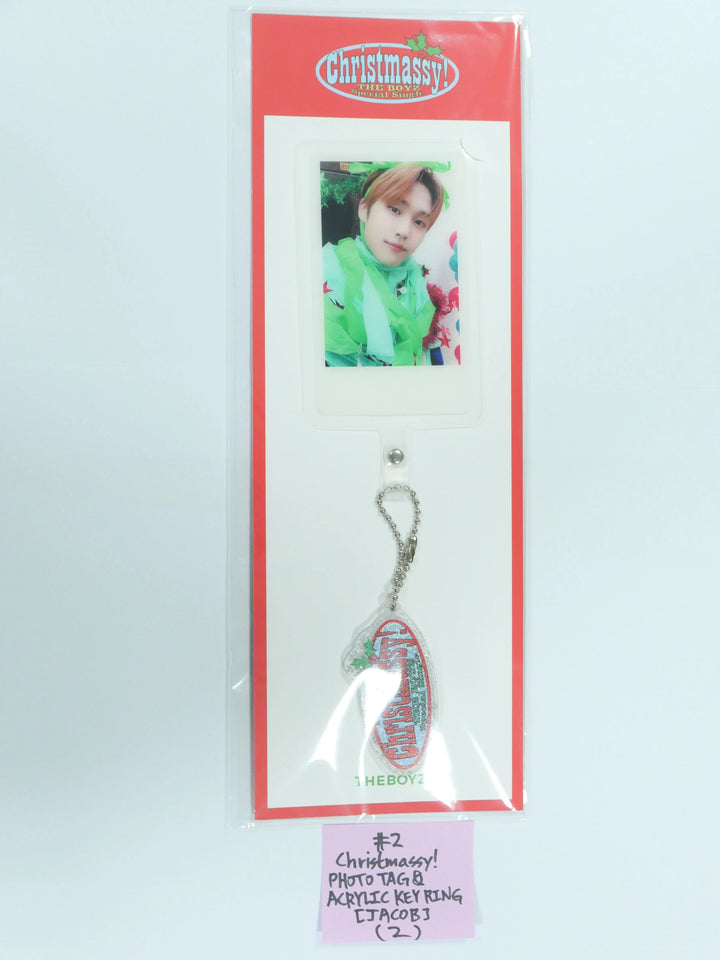 The Boyz 'Christmassy!' - Official MD ( Photo Tag & Name Keyring ) - HALLYUSUPERSTORE
