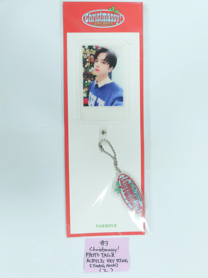 The Boyz 'Christmassy!' - Official MD ( Photo Tag & Name Keyring ) - HALLYUSUPERSTORE