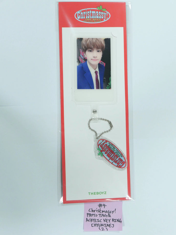 The Boyz 'Christmassy!' - Official MD ( Photo Tag & Name Keyring ) - HALLYUSUPERSTORE