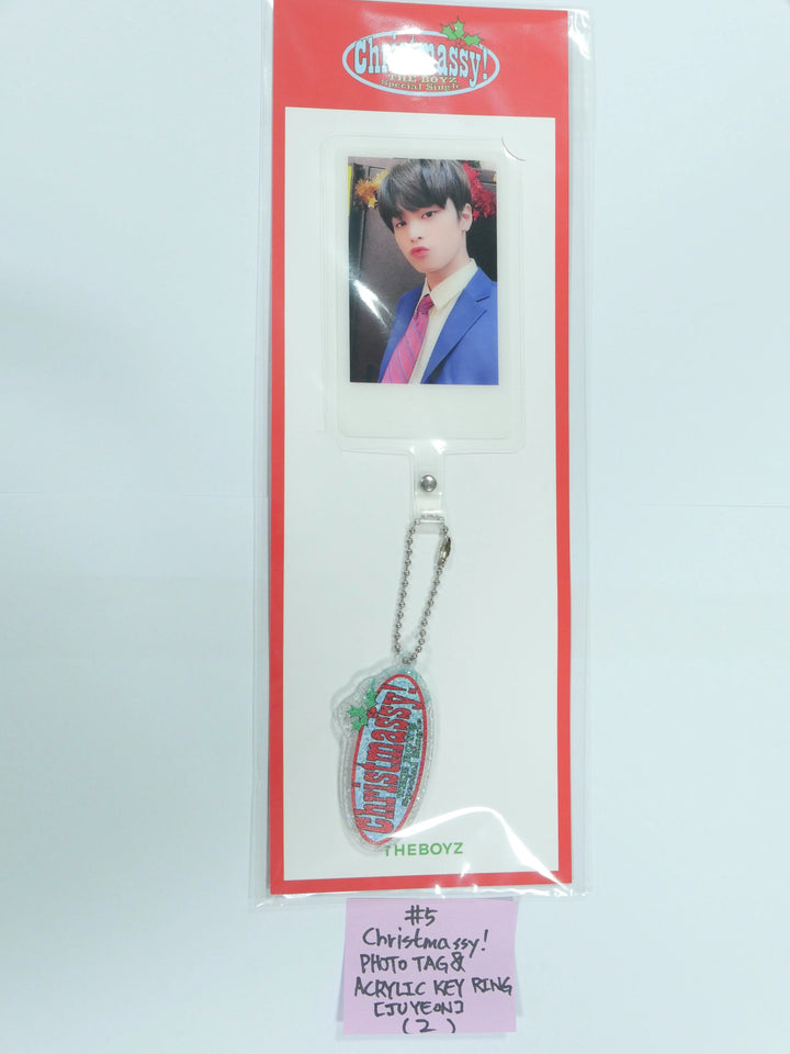The Boyz 'Christmassy!' - Official MD ( Photo Tag & Name Keyring ) - HALLYUSUPERSTORE