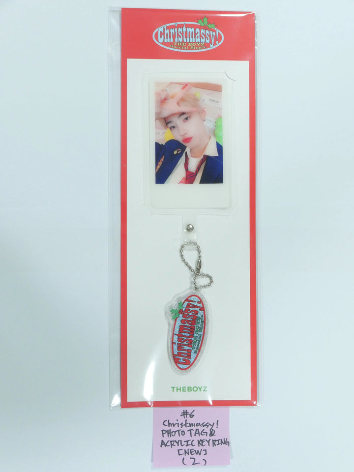 The Boyz 'Christmassy!' - Official MD ( Photo Tag & Name Keyring ) - HALLYUSUPERSTORE