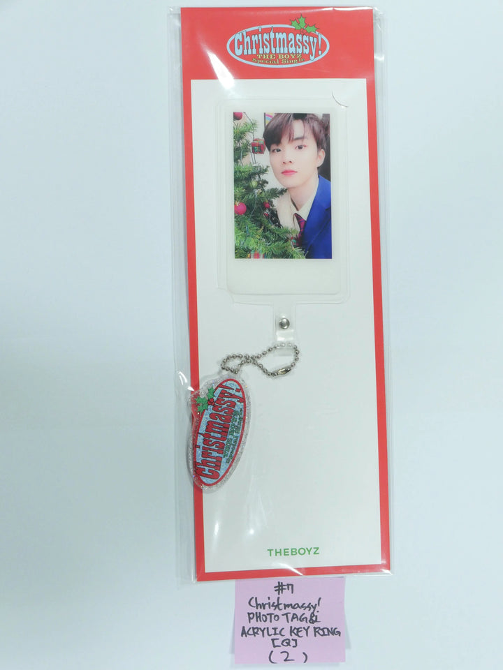 The Boyz 'Christmassy!' - Official MD ( Photo Tag & Name Keyring ) - HALLYUSUPERSTORE