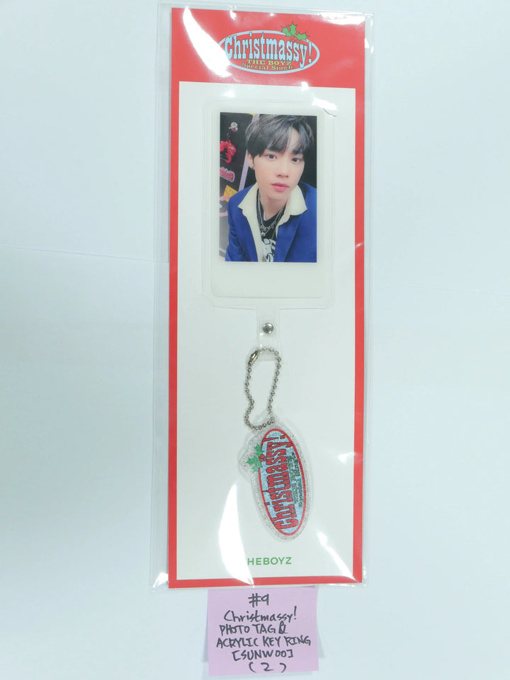 The Boyz 'Christmassy!' - Official MD ( Photo Tag & Name Keyring ) - HALLYUSUPERSTORE