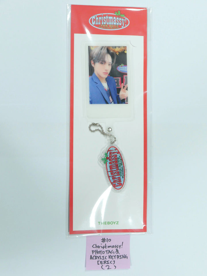 The Boyz 'Christmassy!' - Official MD ( Photo Tag & Name Keyring ) - HALLYUSUPERSTORE