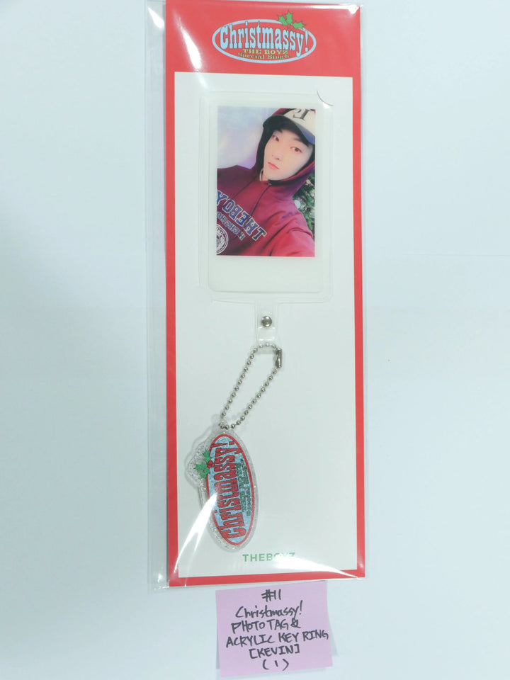 The Boyz 'Christmassy!' - Official MD ( Photo Tag & Name Keyring ) - HALLYUSUPERSTORE