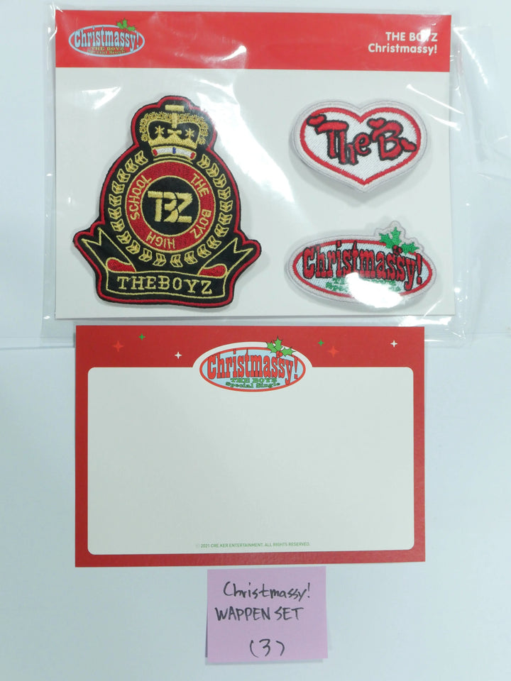 The Boyz 'Christmassy!' - Official MD ( L-holder & Wappen set ) - HALLYUSUPERSTORE