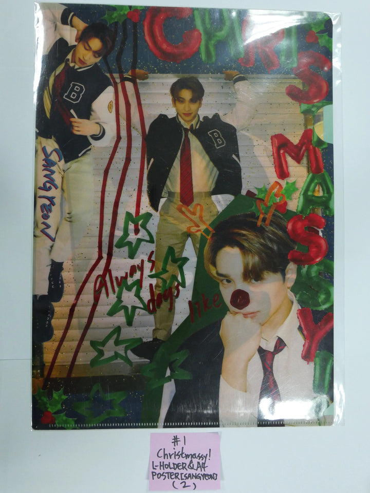 The Boyz 'Christmassy!' - Official MD ( L-holder & Wappen set ) - HALLYUSUPERSTORE