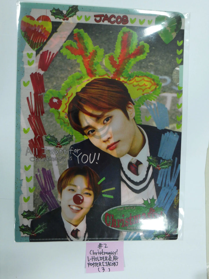 The Boyz 'Christmassy!' - Official MD ( L-holder & Wappen set ) - HALLYUSUPERSTORE