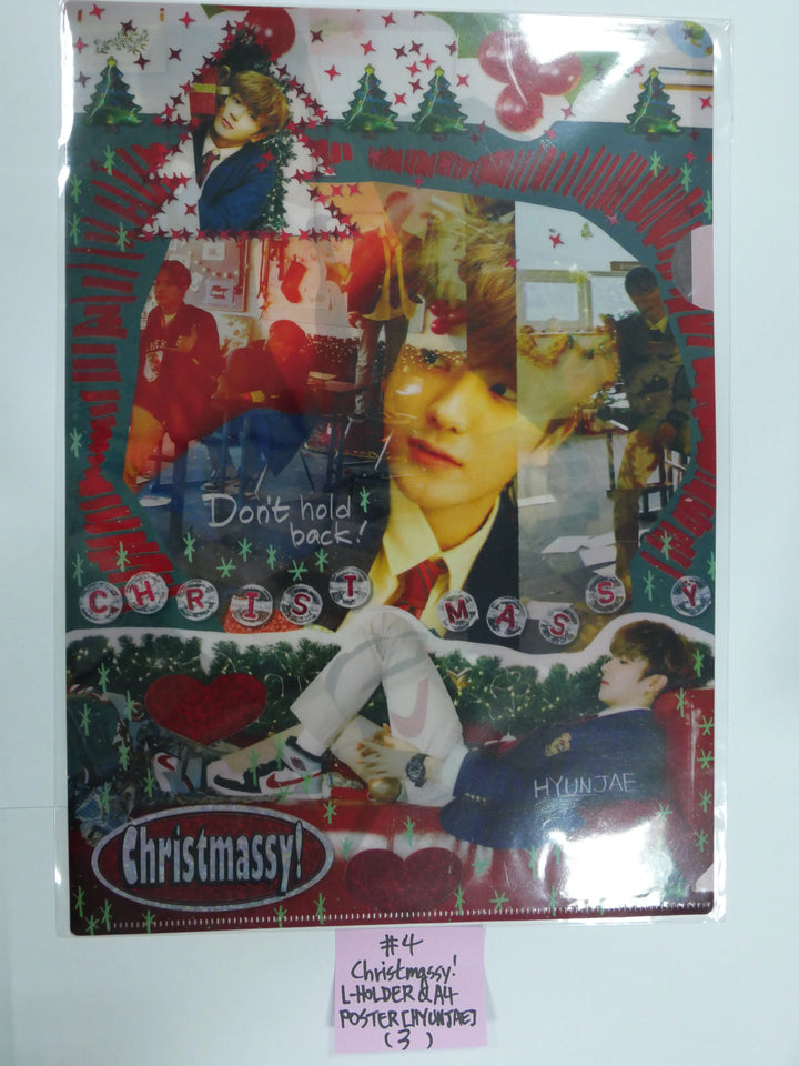 The Boyz 'Christmassy!' - Official MD ( L-holder & Wappen set ) - HALLYUSUPERSTORE