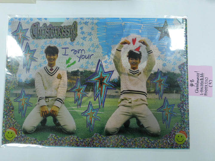The Boyz 'Christmassy!' - Official MD ( L-holder & Wappen set ) - HALLYUSUPERSTORE