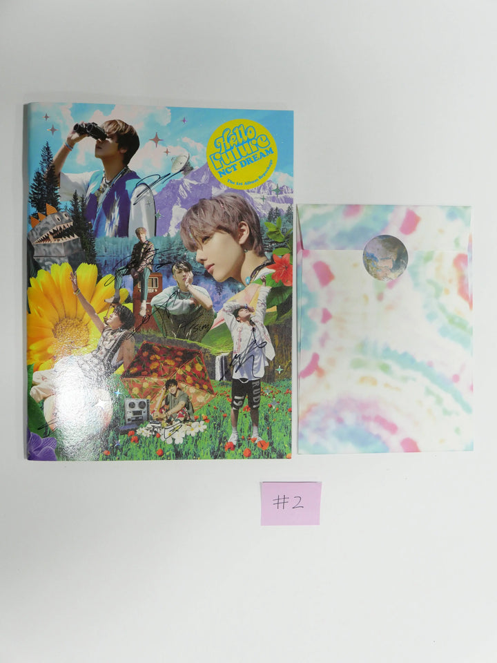 NCT DREAM 'Hello Future' 1st Repackage - Autographed(Signed) Promo Album - HALLYUSUPERSTORE