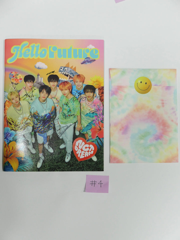 NCT DREAM 'Hello Future' 1st Repackage - Autographed(Signed) Promo Album - HALLYUSUPERSTORE