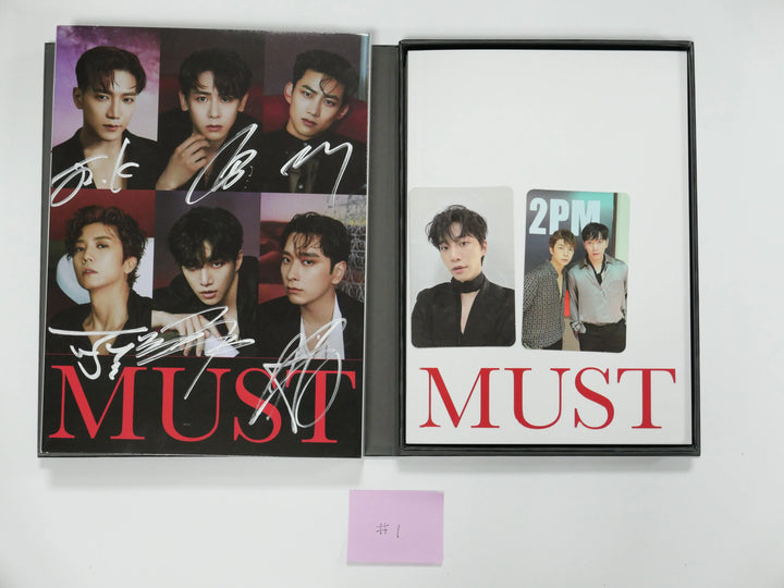 2PM 'Must' - Autographed(Signed) Promo Album - HALLYUSUPERSTORE