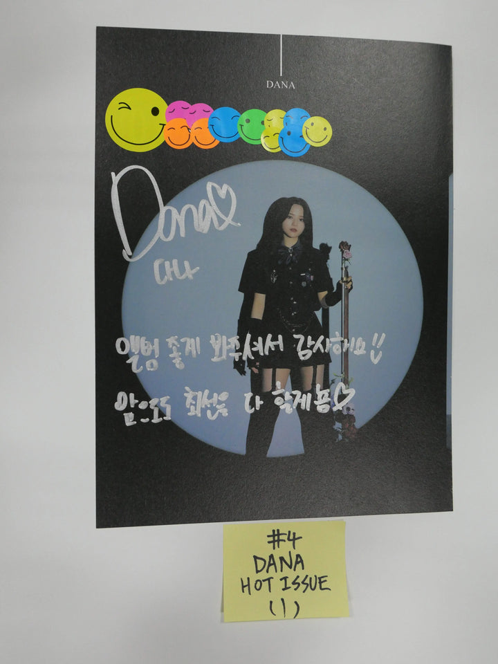 Purple Kiss, Hot Issue, Lunarsolar - A Cut Page From Fansign Event Albums - HALLYUSUPERSTORE