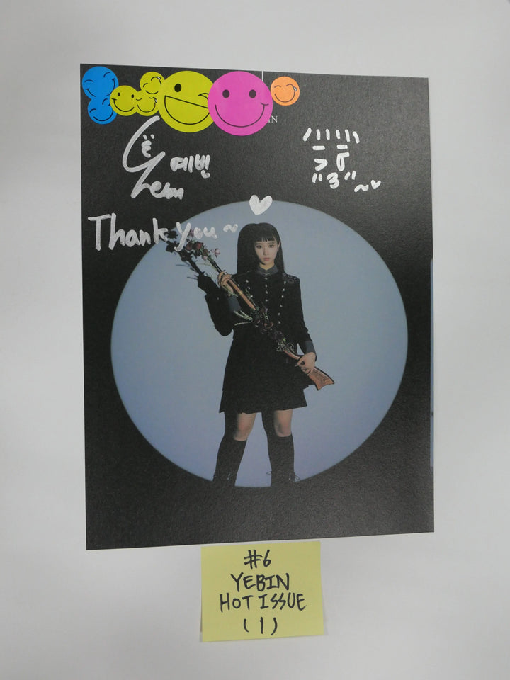 Purple Kiss, Hot Issue, Lunarsolar - A Cut Page From Fansign Event Albums - HALLYUSUPERSTORE
