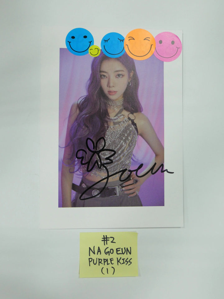 Purple Kiss, Hot Issue, Lunarsolar - A Cut Page From Fansign Event Albums - HALLYUSUPERSTORE