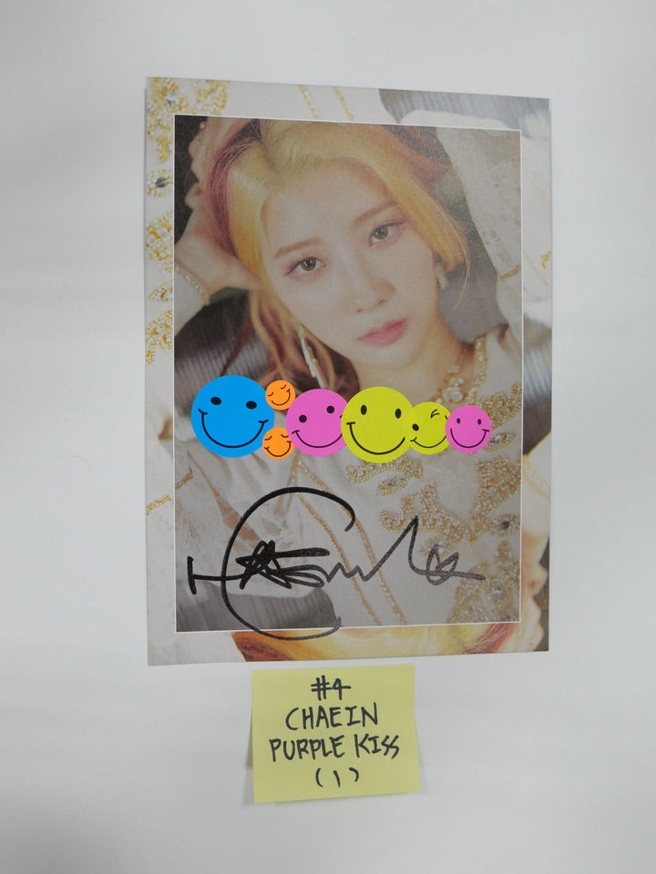 Purple Kiss, Hot Issue, Lunarsolar - A Cut Page From Fansign Event Albums - HALLYUSUPERSTORE