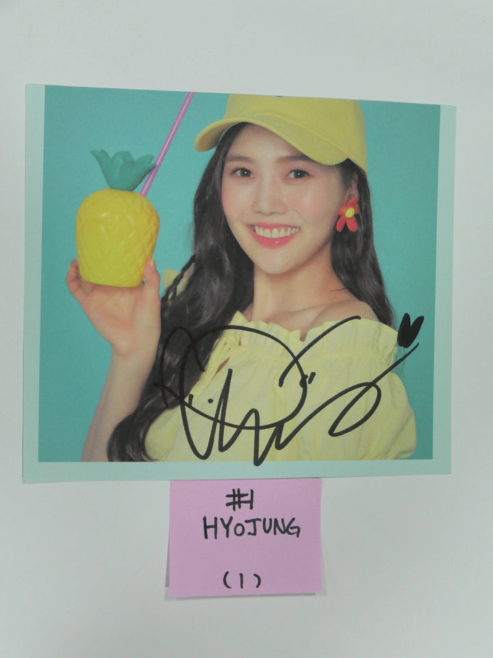 Oh My Girl - A Cut Page From Fansign Event Albums - HALLYUSUPERSTORE