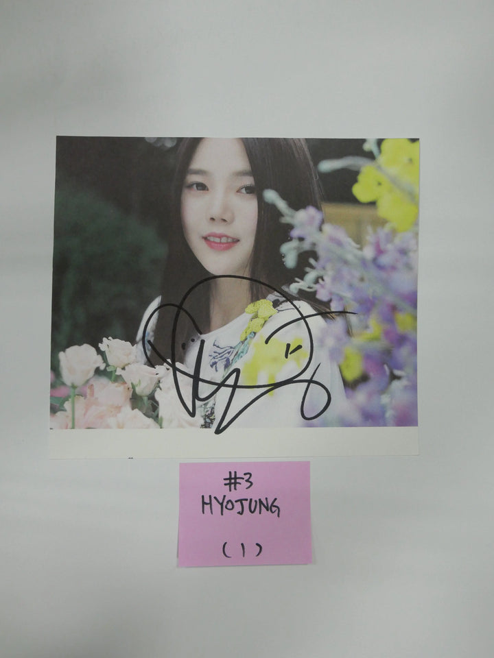 Oh My Girl - A Cut Page From Fansign Event Albums - HALLYUSUPERSTORE
