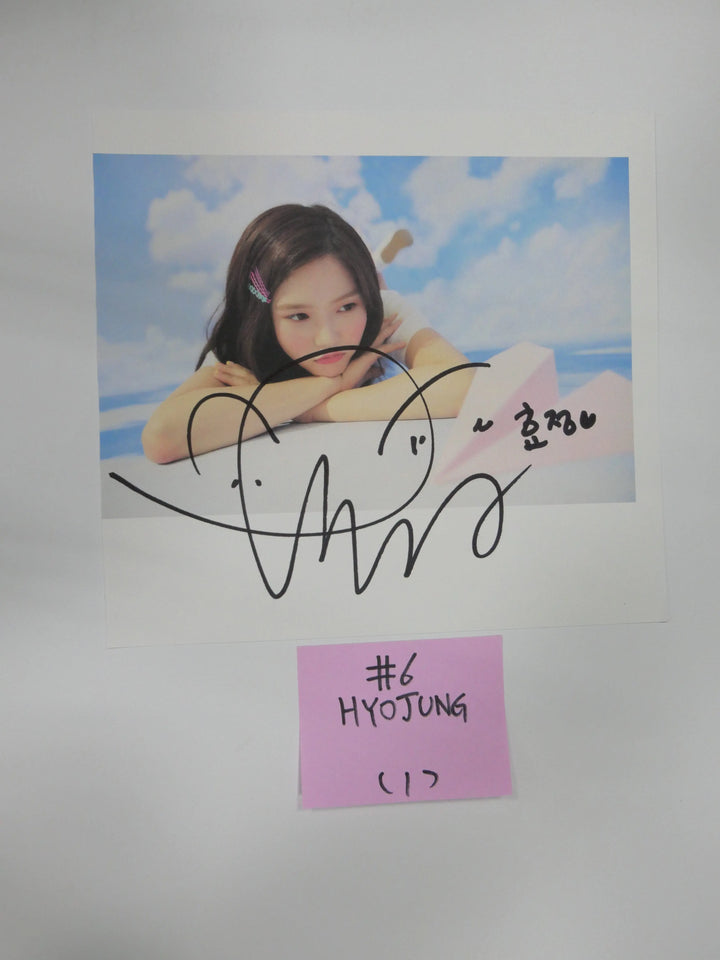 Oh My Girl - A Cut Page From Fansign Event Albums - HALLYUSUPERSTORE