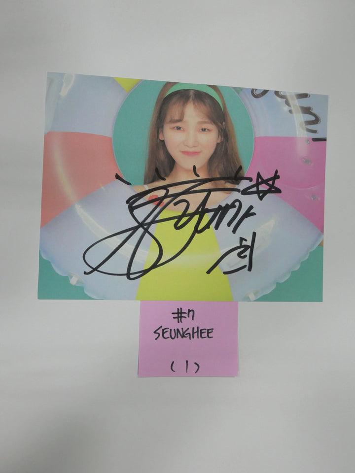 Oh My Girl - A Cut Page From Fansign Event Albums - HALLYUSUPERSTORE