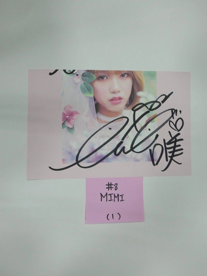 Oh My Girl - A Cut Page From Fansign Event Albums - HALLYUSUPERSTORE