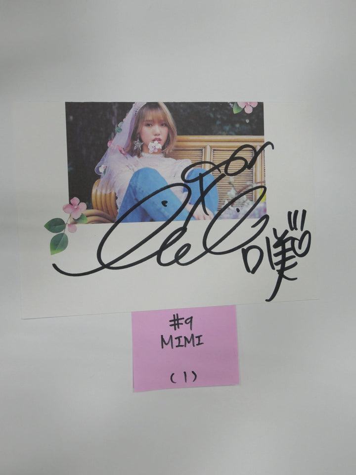 Oh My Girl - A Cut Page From Fansign Event Albums - HALLYUSUPERSTORE