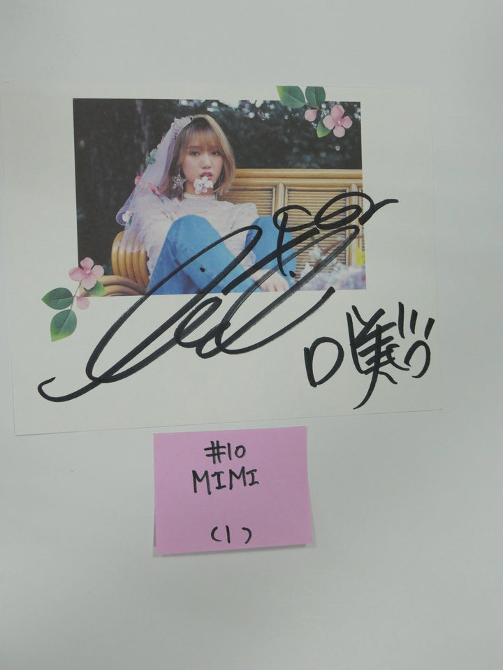 Oh My Girl - A Cut Page From Fansign Event Albums - HALLYUSUPERSTORE