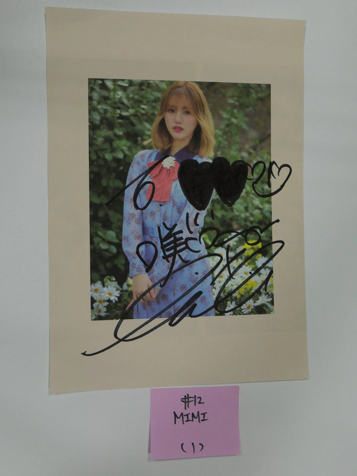 Oh My Girl - A Cut Page From Fansign Event Albums - HALLYUSUPERSTORE