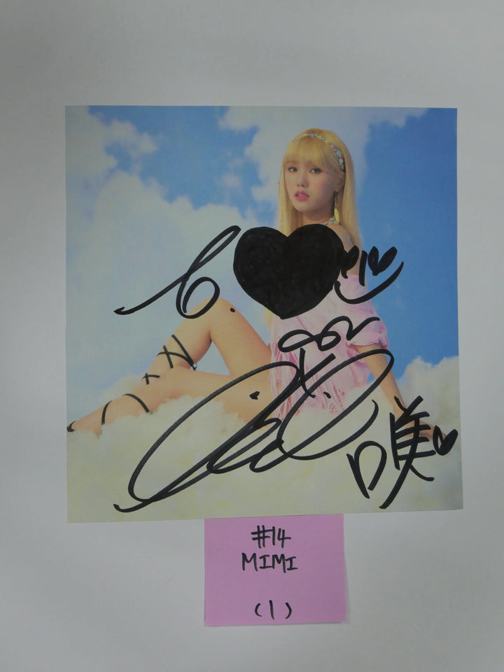 Oh My Girl - A Cut Page From Fansign Event Albums - HALLYUSUPERSTORE