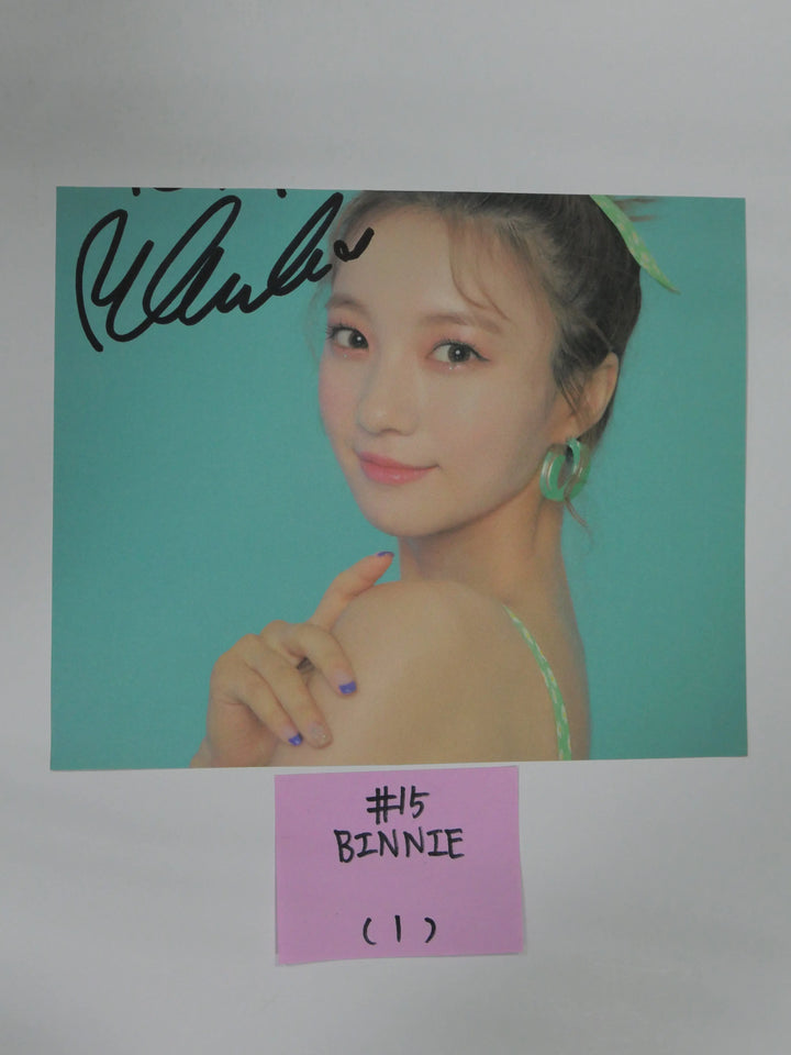 Oh My Girl - A Cut Page From Fansign Event Albums - HALLYUSUPERSTORE