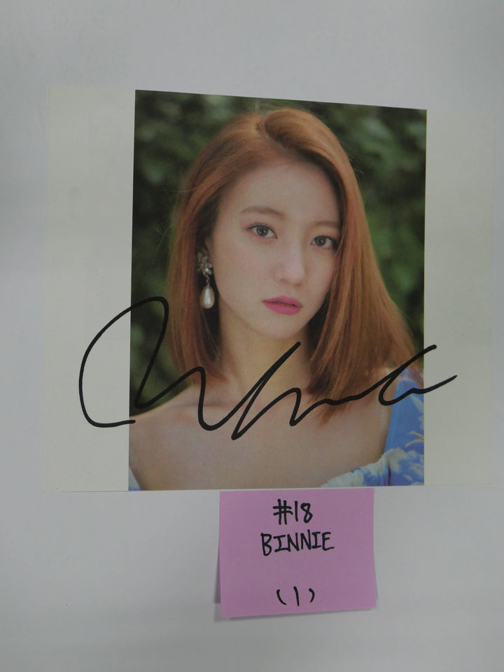 Oh My Girl - A Cut Page From Fansign Event Albums - HALLYUSUPERSTORE