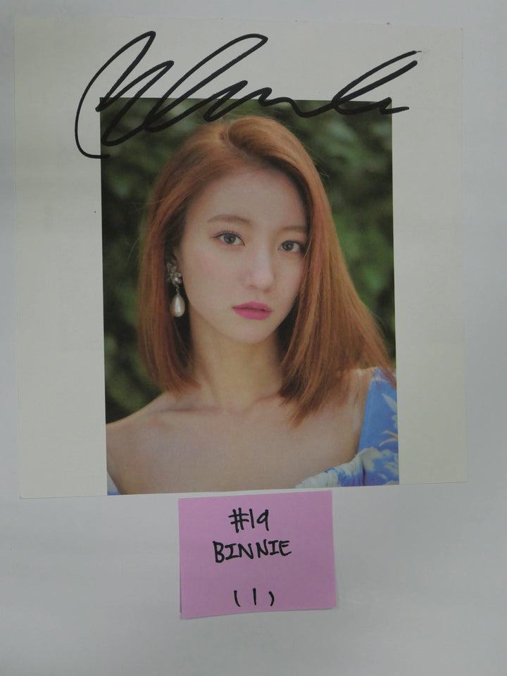 Oh My Girl - A Cut Page From Fansign Event Albums - HALLYUSUPERSTORE