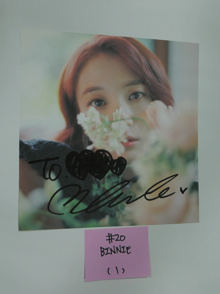 Oh My Girl - A Cut Page From Fansign Event Albums - HALLYUSUPERSTORE